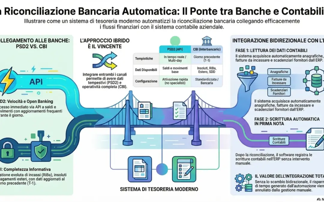 Come un moderno sistema di tesoreria può aiutarti nella riconciliazione bancaria